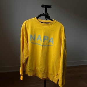 Napapijri by Martine Rose Yellow Crewneck Sweater